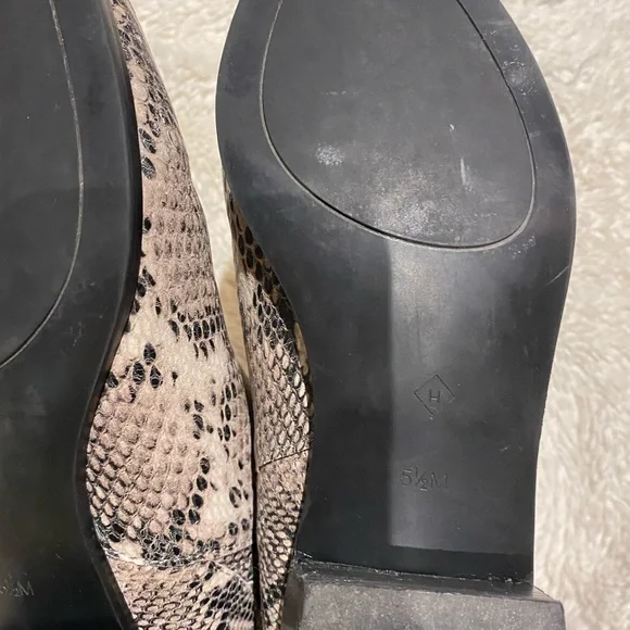 Halogen Snakeskin booties - Picture 4 of 6